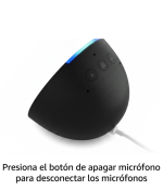 Amazon Echo Pop con Alexa Parlante Inteligente Compacto Bluetooth y WiFi Color Carbón Kavada
