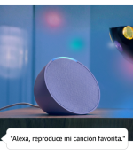 Amazon Echo Pop con Alexa Parlante Inteligente Compacto Bluetooth y WiFi Color Carbón Kavada