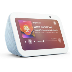 Amazon Echo Show 5 (3ª Generación) con Alexa | Pantalla Inteligente HD de 5.5" | Parlante Inteligente con Cámara kavada