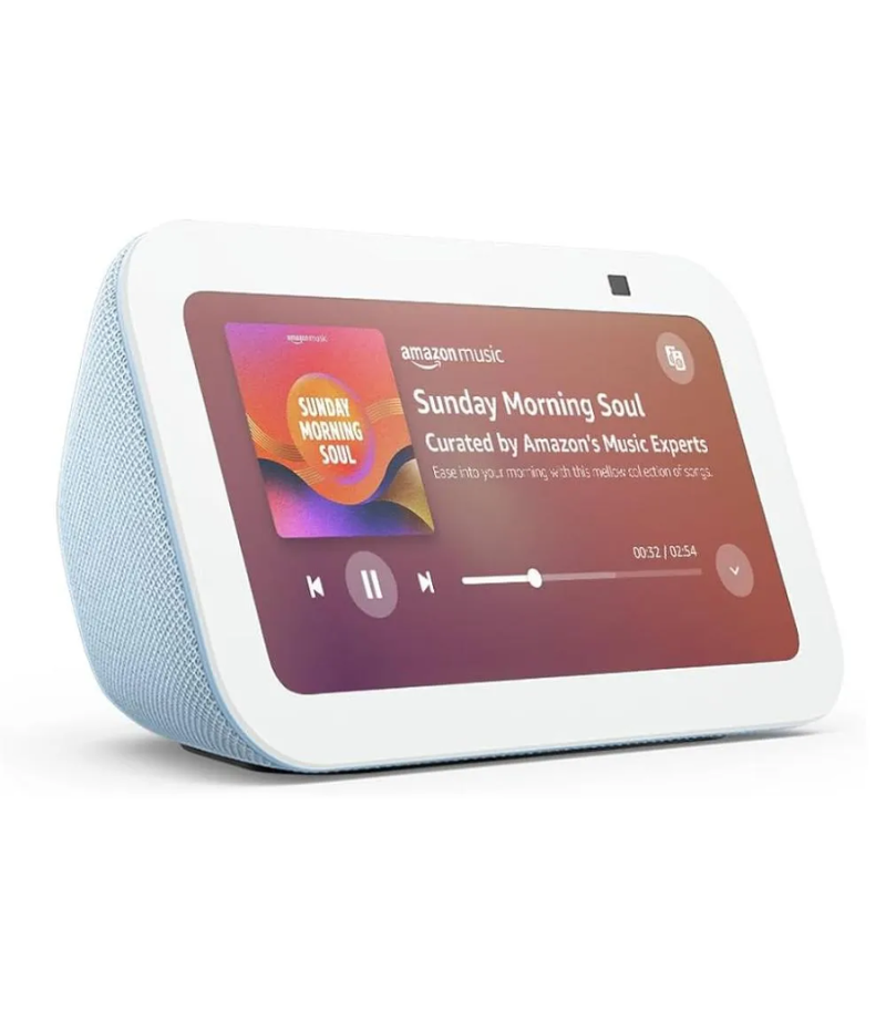 Amazon Echo Show 5 (3ª Generación) con Alexa | Pantalla Inteligente HD de 5.5" | Parlante Inteligente con Cámara kavada