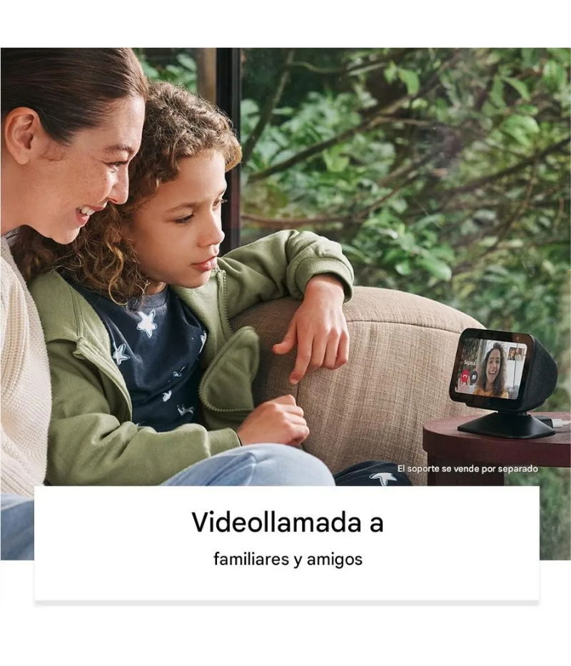 Amazon Echo Show 5 (3ª Generación) con Alexa | Pantalla Inteligente HD de 5.5" | Parlante Inteligente con Cámara kavada