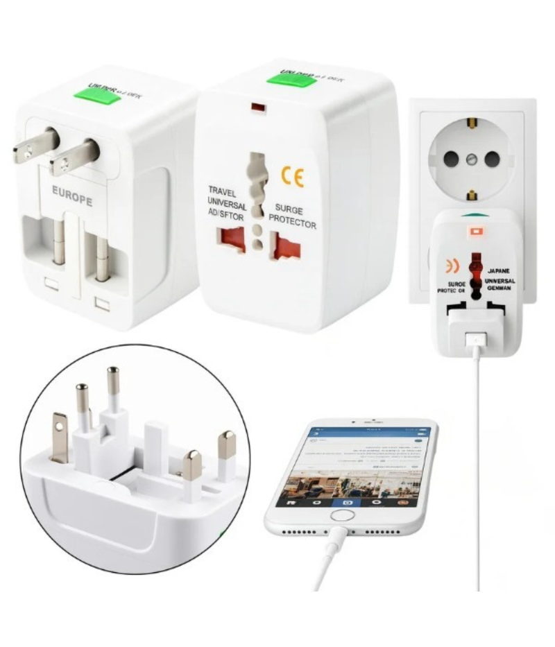 Adaptador Universal de Enchufe Internacional para Viajes Kavada Bodega Mayorista