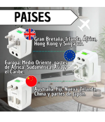 Adaptador Universal de Enchufe Internacional para Viajes Kavada Bodega Mayorista