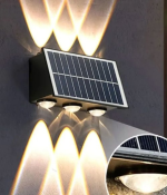Lámpara Solar LED Exterior de Pared 6 Luces LED PD-6W Kavada Bodega Mayorista