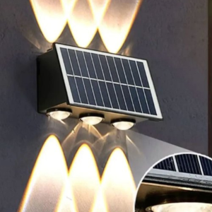 Lámpara Solar LED Exterior de Pared 6 Luces LED PD-6W Kavada Bodega Mayorista