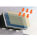 Lámpara Solar LED Exterior de Pared 6 Luces LED PD-6W Kavada Bodega Mayorista
