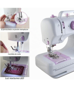 Máquina de Coser MTI SM-505 12 Puntadas Portátil Kavada Bodega Mayorista