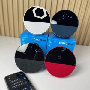 Parlante Alaxe Spot Bluetooth 5.3 con Reloj y Pantalla LED Kavada Bodega Mayorista