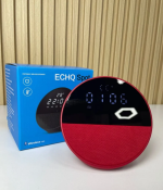 Parlante Alaxe Spot Bluetooth 5.3 con Reloj y Pantalla LED Kavada Bodega Mayorista