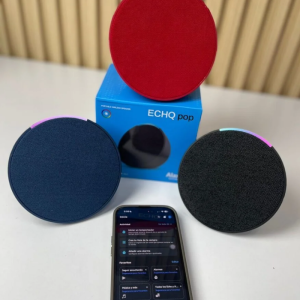 Parlante Tipo Echo Pop Bluetooth Portátil con Batería Recargable Kavada bodega mayorista
