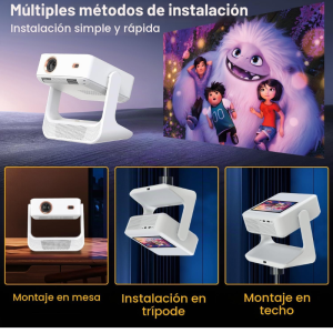 Proyector Portátil A2 Kavada Bodega Mayorista Ultra 4K SmartTouch WiFi 6 Bluetooth 800 ANSI