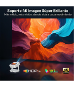 Proyector Portátil A2 Kavada Bodega Mayorista Ultra 4K SmartTouch WiFi 6 Bluetooth 800 ANSI