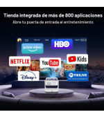 Proyector Portátil A2 Kavada Bodega Mayorista Ultra 4K SmartTouch WiFi 6 Bluetooth 800 ANSI