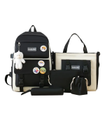Set de Mochila Escolar 5 Piezas para Niña con Lonchera y Estuche Kavada Bodega Mayorista
