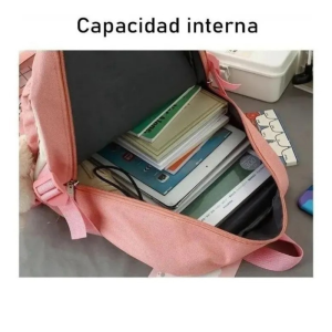 Set de Mochila Escolar 5 Piezas para Niña con Lonchera y Estuche Kavada Bodega Mayorista