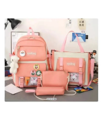 Set de Mochila Escolar 5 Piezas para Niña con Lonchera y Estuche Kavada Bodega Mayorista